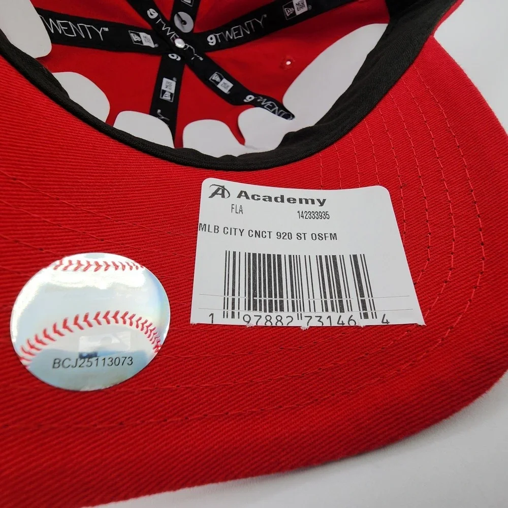 New Era St Louis Cardinals City Connect 9TWENTY Adjustable Hat Red Strapback NEW